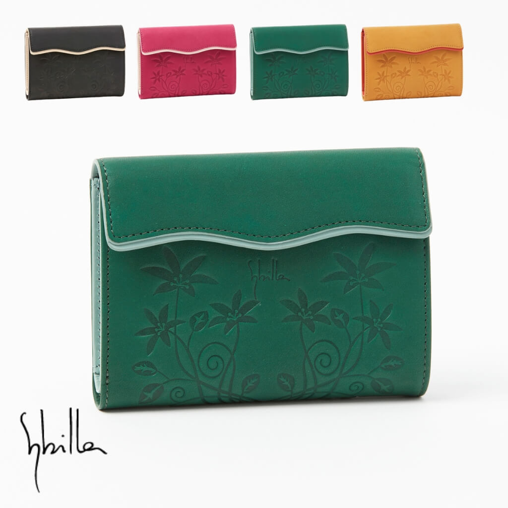 ☆新品未使用☆シビラ☆カデネータ☆二つ折り財布☆緑☆グリーン☆syibilla☆ Dakota（ダコタ） Sybilla シビラ レディース 二つ折り財布 アラディノ