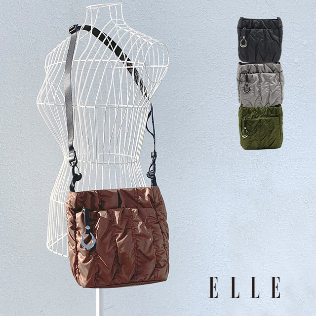 ELLE エル ショルダーバッグ バッグ　クシュクシュ 6431800