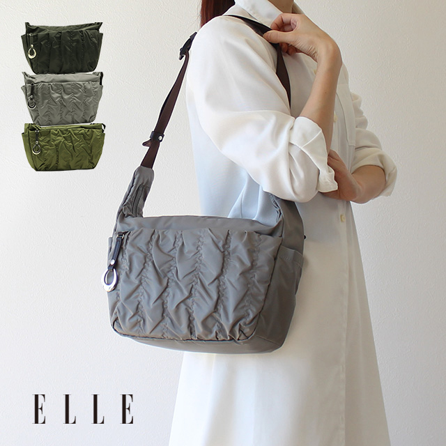 ELLE エル ショルダーバッグ クシュクシュ 6431807