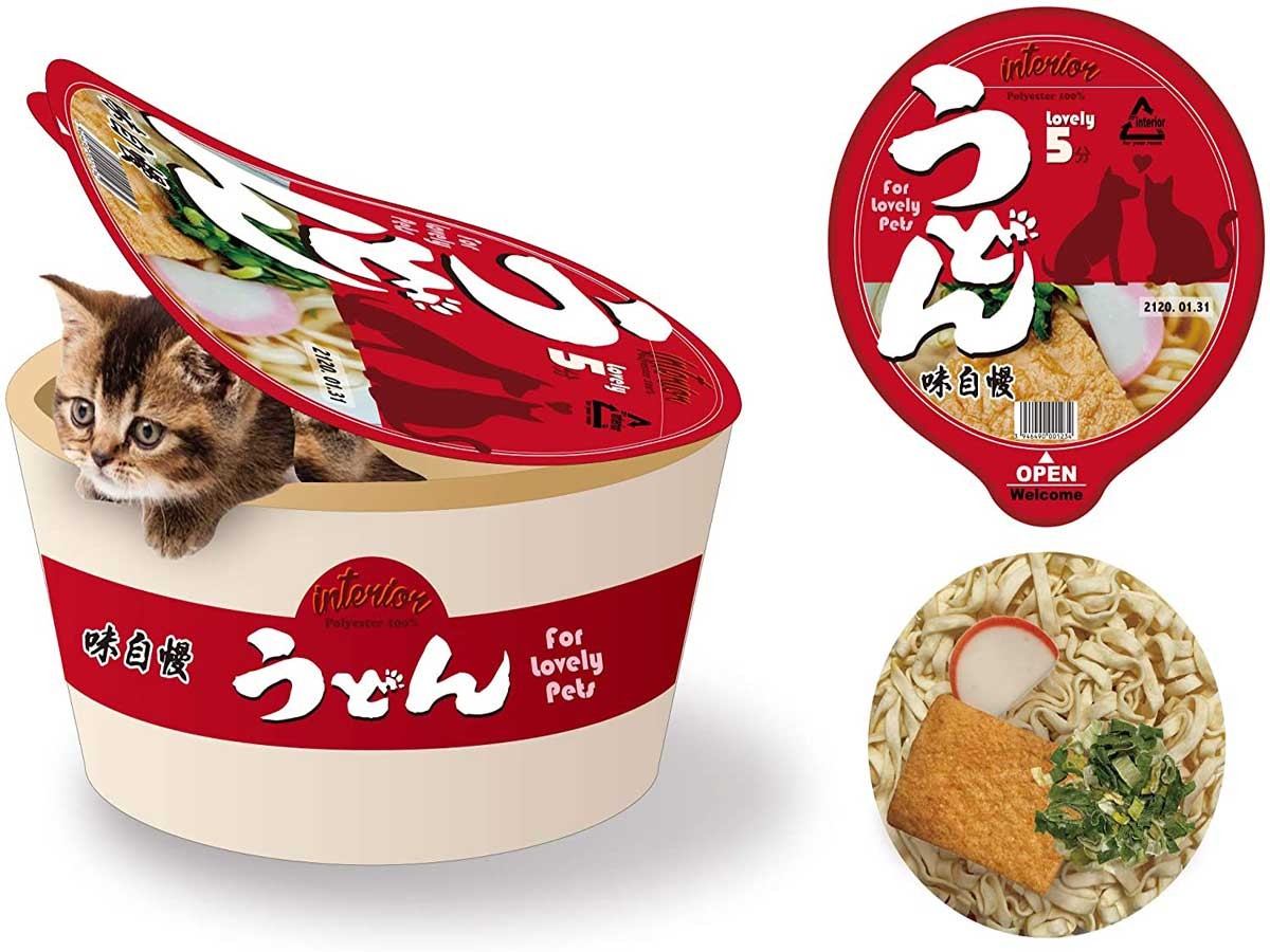 ペットハウス 猫 犬 小動物 カップ麺ペットハウス ペットクッション クッション うどん そば とんこつ プリン アイス 缶詰 Pet House Flip Flop ヤフー店 通販 Yahoo ショッピング