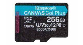 Kingston（キングストン） Canvas Go! Plus 256GB microSDカード UHS-I 
