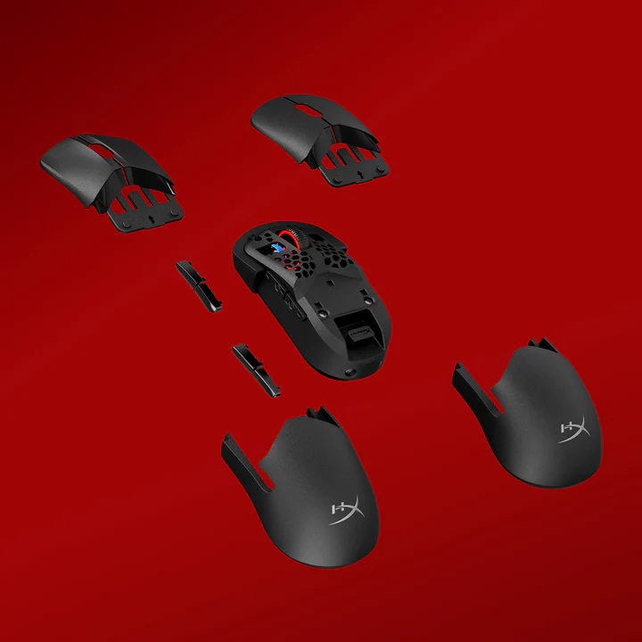 HyperX Pulsefire Saga Pro ワイヤレス ゲーミングマウス 交換可能