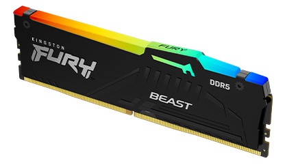メーカー取り寄せ】キングストン FURY Beast DDR5 RGBシリーズ 32GB