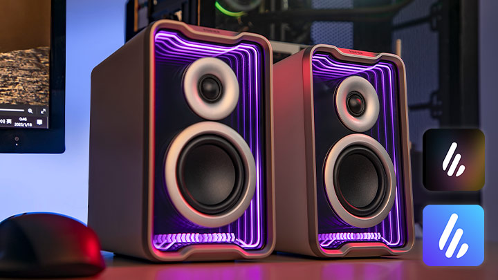 Edifier Edifier 2.0デスクトップアクティブスピーカー QR30 合計30W