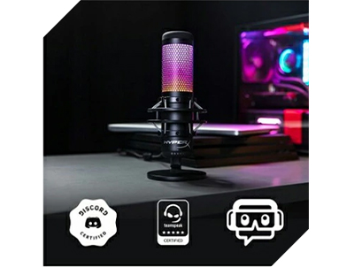 HyperX QuadCast S RGB USB コンデンサー マイクロフォン HyperX QuadCast S RGB USB コンデンサー マイクロフォン