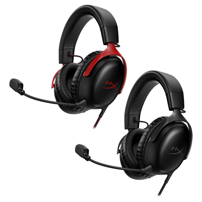 HyperX Cloud III ゲーミングヘッドセット 全2色 727A8AA(ブラック) 727A9AA(ブラック/レッド) ハイパーエックス  軽量 PS5 PS4 プレイステーション スイッチ