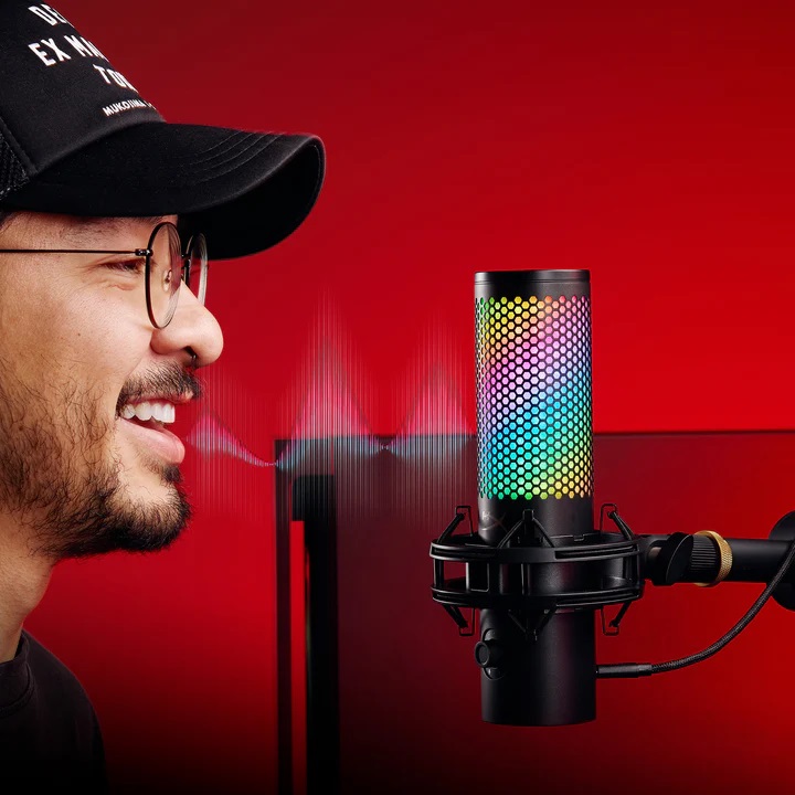 HyperX QuadCast 2 S コンデンサーマイク USBマイク ブラック