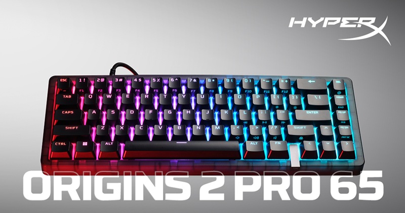 HyperX Origins 2 Pro 65 有線 ゲーミングキーボード 65% レイアウト