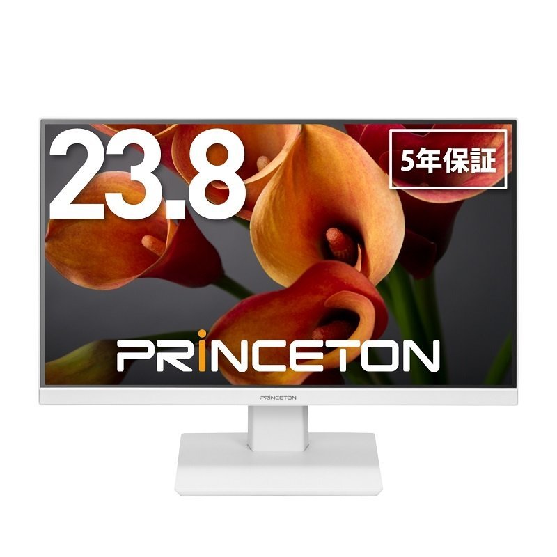 （在庫限り）プリンストン 液晶ディスプレイ 23.8インチ ワイド 全2色 フルHD 白色LEDバックライト 広視野角 高コントラスト  PTFBFE-24W PTFWFE-24W pcモニター