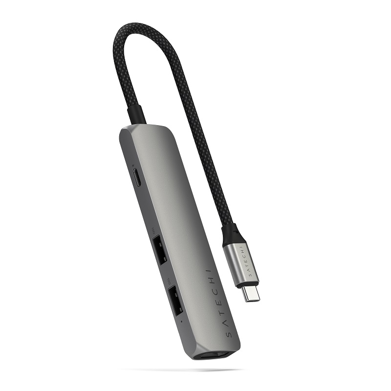 Satechi 4-in-1 USB-C Slim Multiport Adapter 4k (4-in-1 USB-C スリムマルチポートアダプター 4k) 全3色 PST-P4Sシリーズ サテチ HDMI | SATECHI | 02