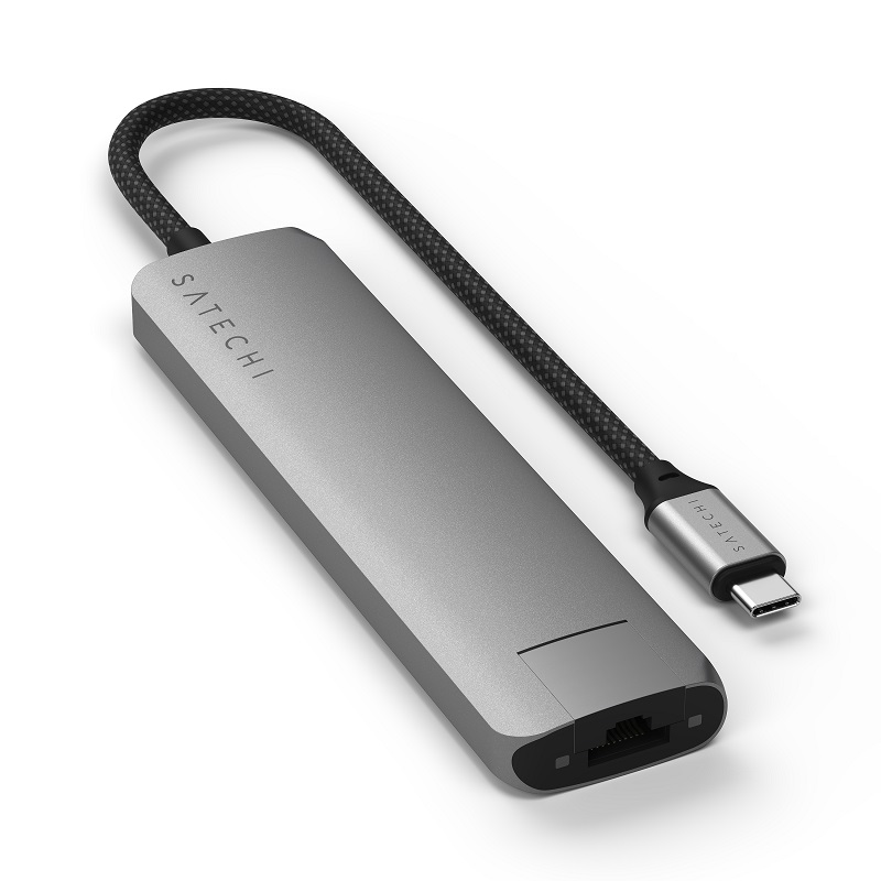 Satechi 7-in-1 USB-C Slim Multiport Adapter with Ethernet (スリムマルチポートアダプター WITH イーサーネット) 全3色 PST-P7Sシリーズ | SATECHI | 03