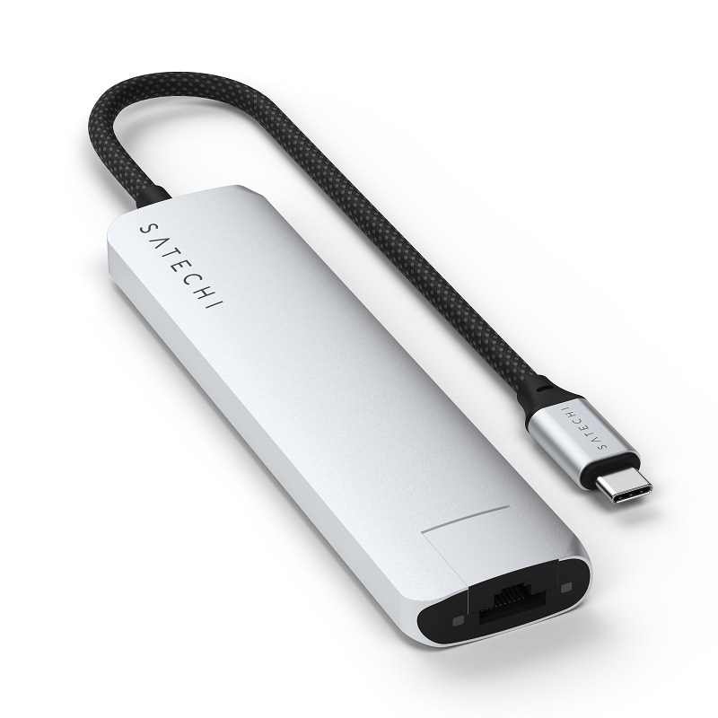Satechi 7-in-1 USB-C Slim Multiport Adapter with Ethernet (スリムマルチポートアダプター WITH イーサーネット) 全3色 PST-P7Sシリーズ | SATECHI | 02