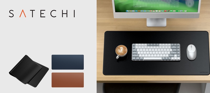 SATECHI Satechi Vegan-Leather Premium Desk Mat ヴィーガンレザー