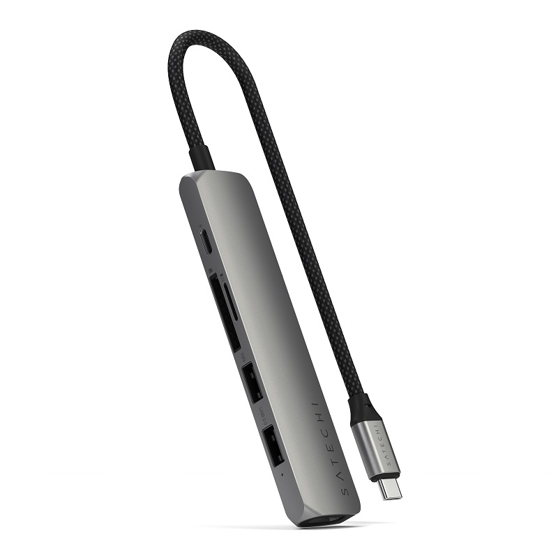 Satechi 6 in 1 マルチ USB-C ハブ スリム クラシック V2 Satechi V2 USB-Cハブをレビュー】Macbookとの相性抜群で機能満載