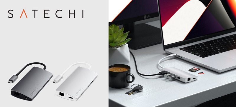 SATECHI Satechi USB-C Multi-Port Adapter 4K with Ethernet V2