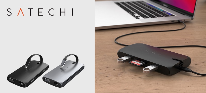 SATECHI （在庫限り）Satechi USB-C On-the-Go Multiport Adapter