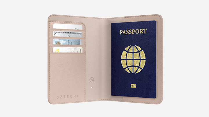 SATECHI Satechi Vegan-Leather FindAll(TM) Passport Cover Find My