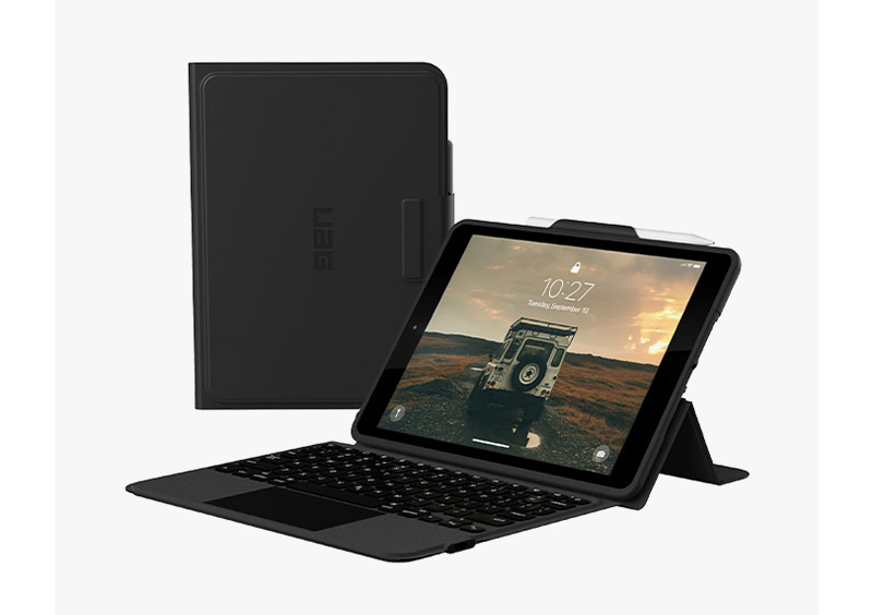 UAG Bluetoothキーボードトラックパッド付きiPad 10.2インチ用 UAG iPad(第10世代)用トラックパッド搭載Bluetoothキーボード付ケース