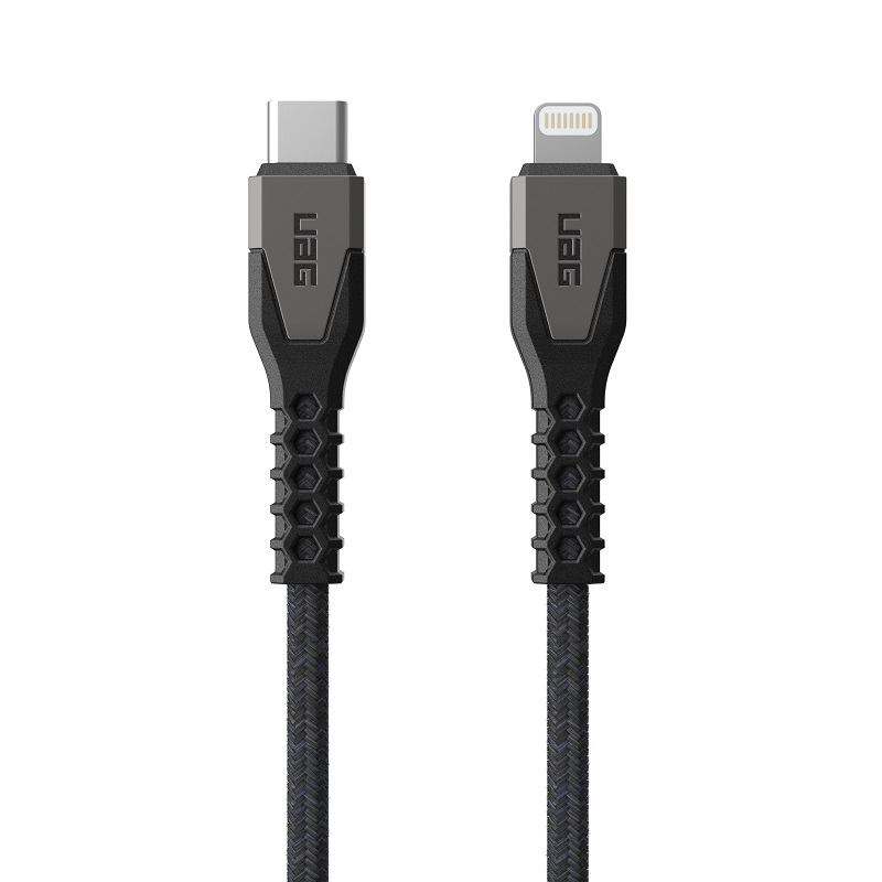 UAG KEVLAR CORE USB-C TO LIGHTNING POWER CABLE 1.5m 高耐久 USB充電ケーブル ケーブルタイ付 全2色 UAG-CBL-CLシリーズ ユーエージー type-c PD対応 | URBAN ARMOR GEAR | 01
