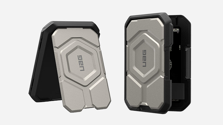 URBAN ARMOR GEAR UAG マグネットウォレットスタンド ブラック/チタン