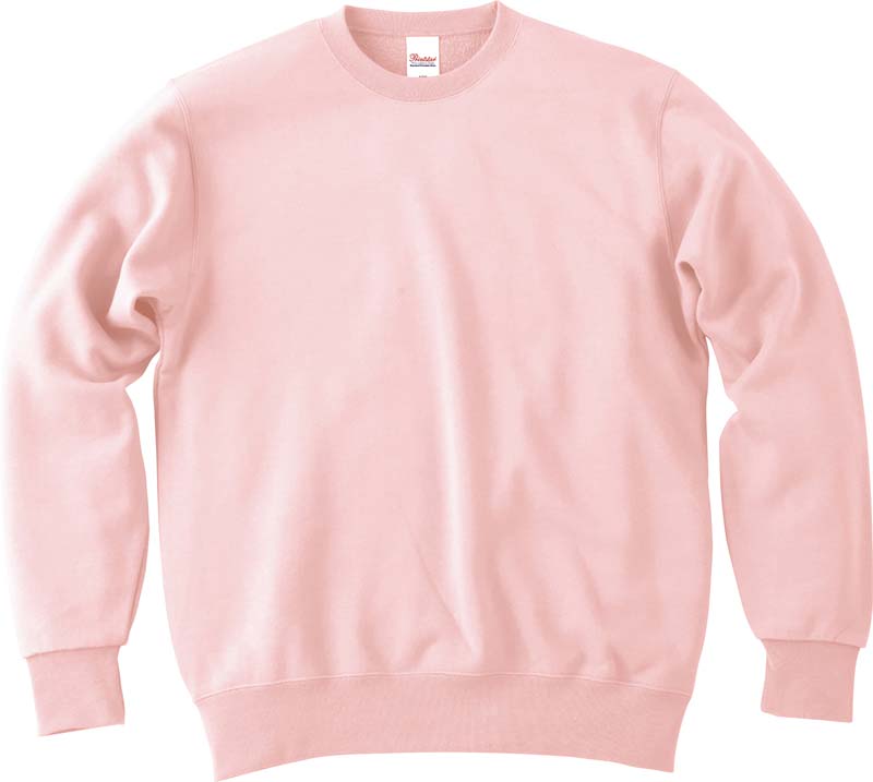 45R ライトピンク トレーナー ユニセックス】BackStarトレーナー バックプリント ワンポイント 刺繍