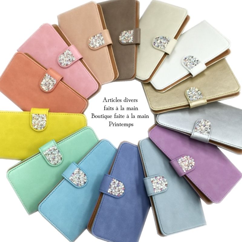 SWAROVSKI（スワロフスキー） ホワイトミックスカラー スマホケース