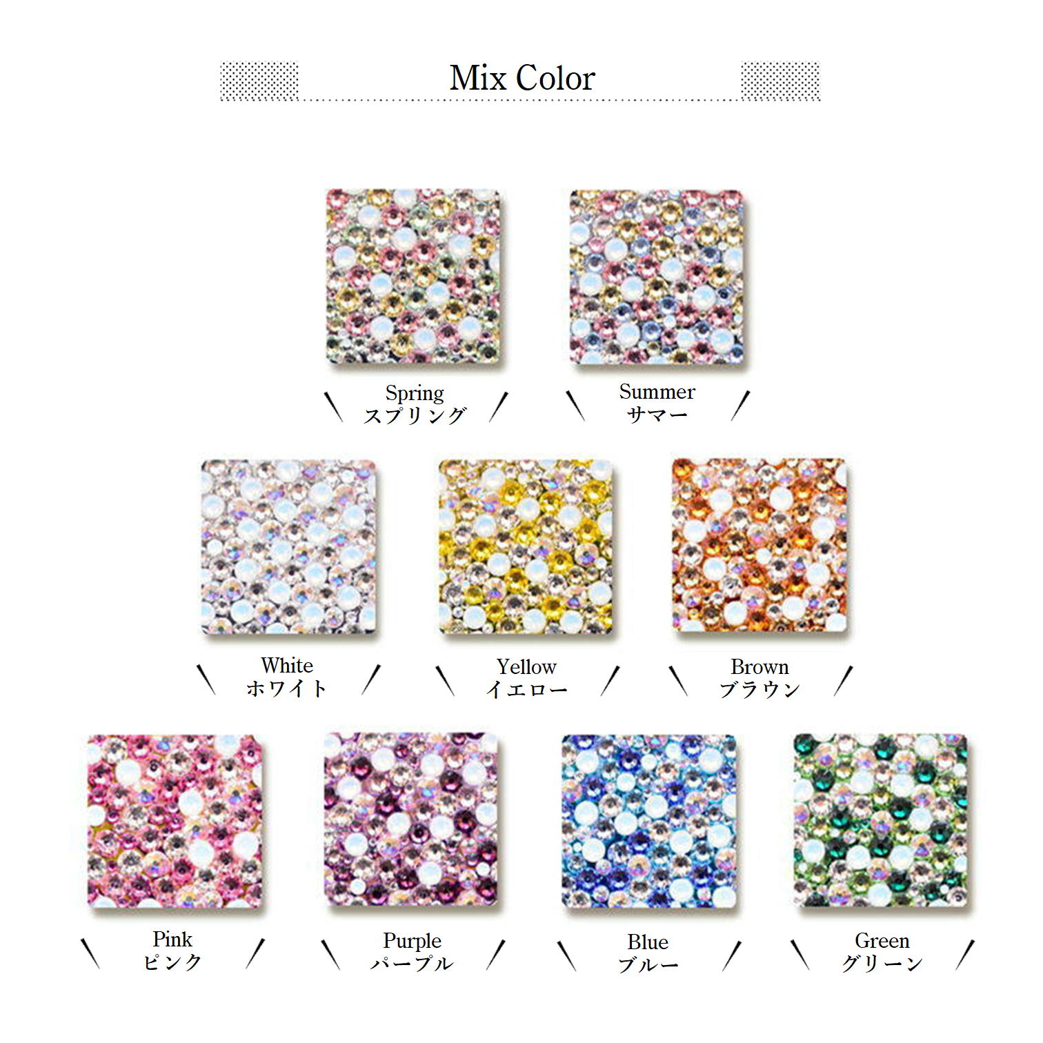 ☆acca☆限定品マーブル　限定品スワロフスキー付きヘアクリップ新品未使用！！ SWAROVSKI ヘアクリップ マーキス型 ミックスカラー