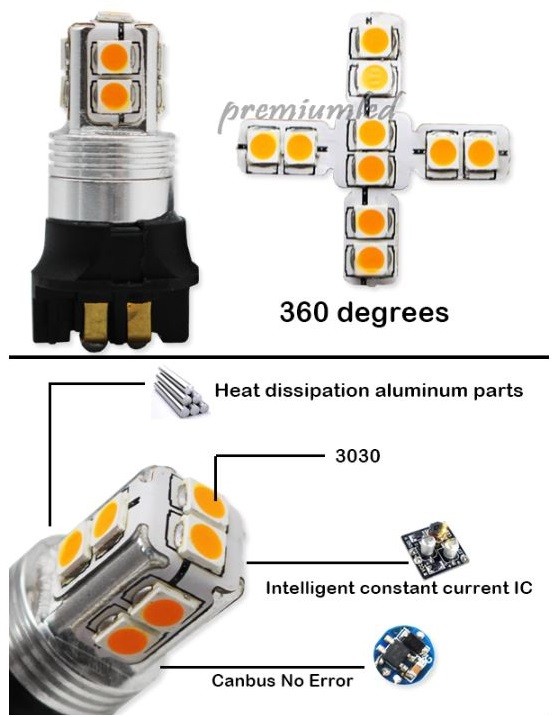 VOLVO ボルボ S60 LED ウインカー (2014-) フロント側対応 簡単交換