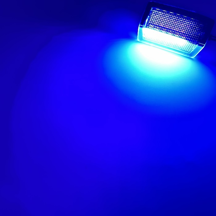 ベンツ Aクラス W177 LED カーテシ ユニット交換タイプ ドア下ライト カーテシランプ ブルー 青色 限定カラー追加 全4色展開 2個 1set 1年保証付｜prism-led｜02