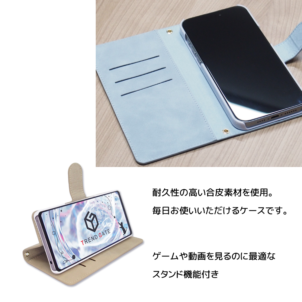 moto g64y 5G ケース カバー A401MO 手帳型 ネコ 猫 ねこ 手帳型 ケース アンドロイド 関連画像3