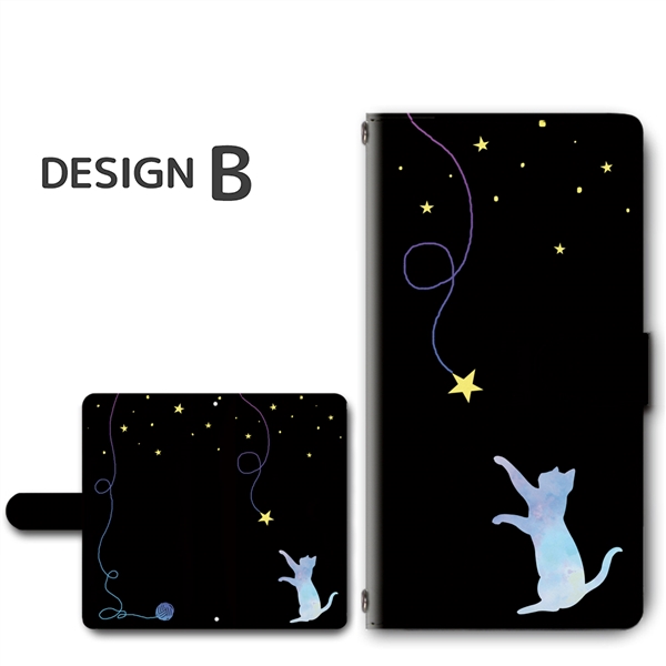 iPhone16e ケース ねこ 猫 星 かわいい アイフォン16 iPhone用ケース スマホケース 手帳型 関連画像2