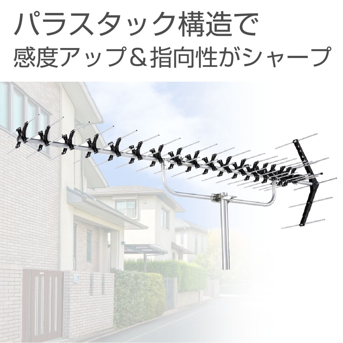 取寄品) ULX20 高性能形UHF20素子アンテナ 弱電界地域 13〜34ch対応