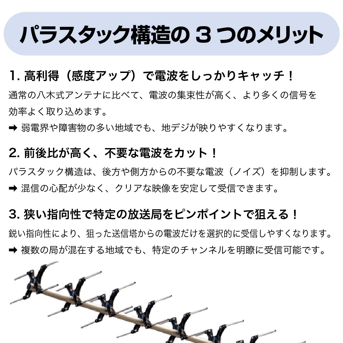 DXアンテナ (取寄品) ULX30 UHF30素子アンテナ 高性能ローチャンネル