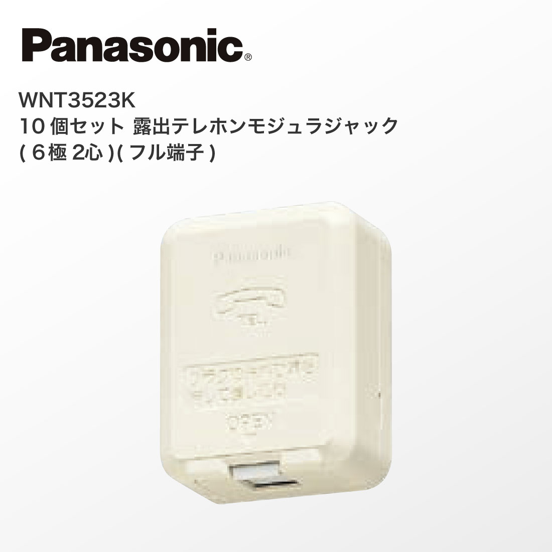 Panasonic（パナソニック） 法人様限定 WNT3523K 10個セット 露出