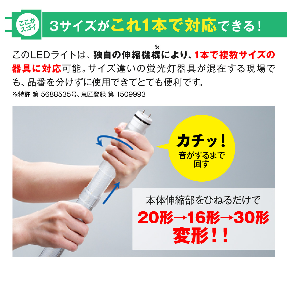 メーカー直送) 16/20/30形 万能直管LED蛍光灯 LS600EX-U1-N 昼白色 580