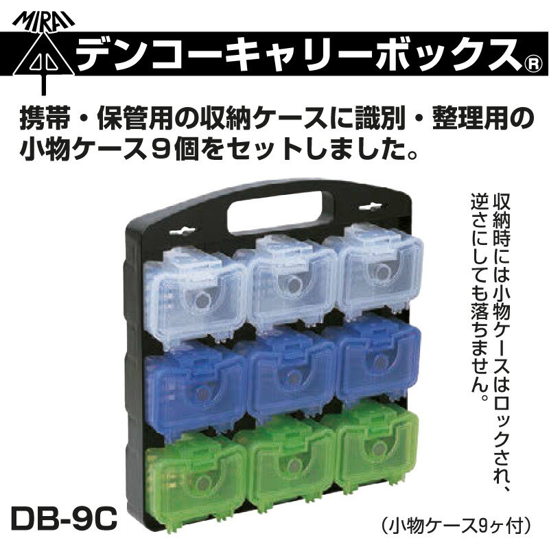 チャリー出品です。ご確認用です。 未来工業 デンコーキャリーボックス DB-9C 収納 ケース 工具 工具箱