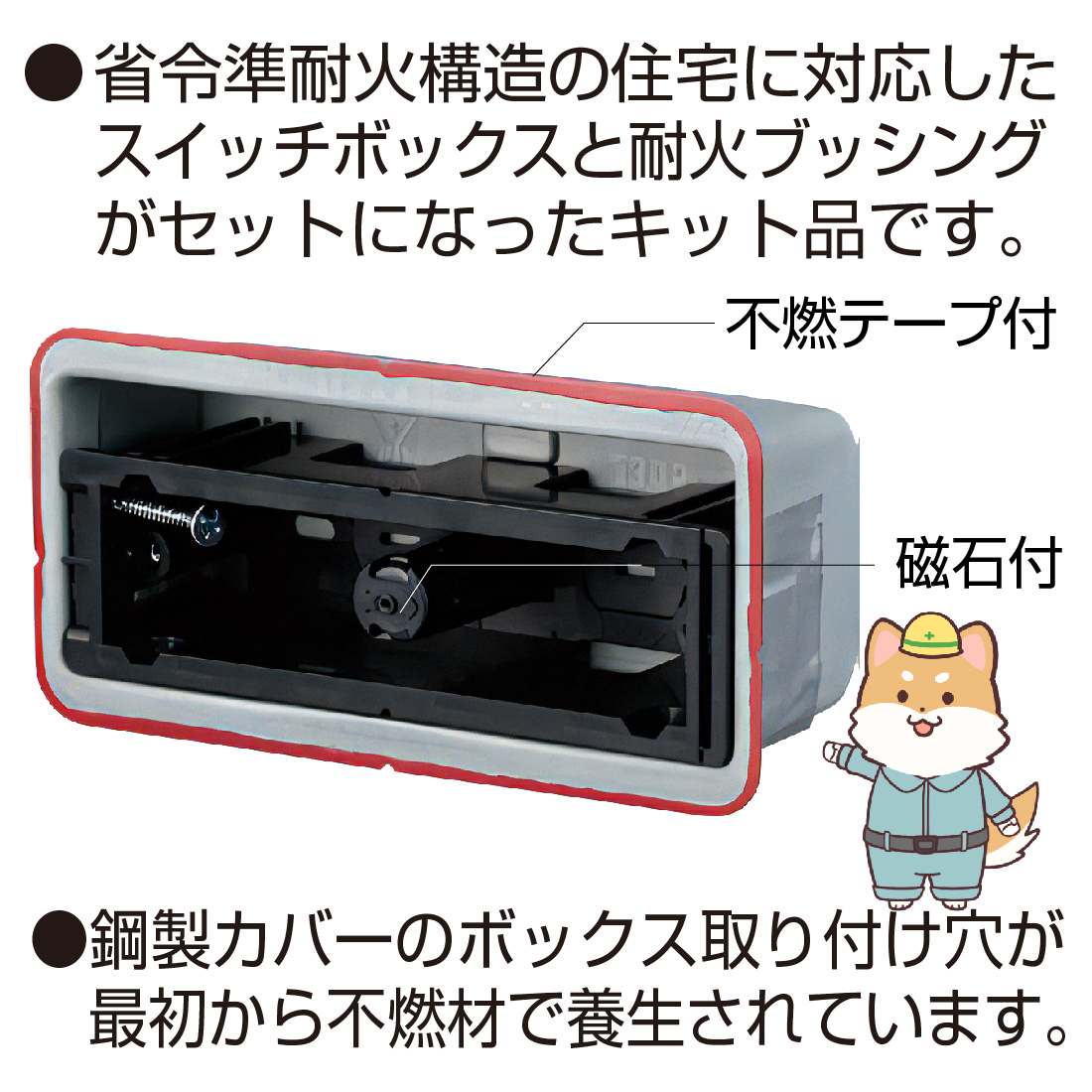未来工業 (取寄品) SB-K2FY-K 2ヶ用・深形 5個入 スライド