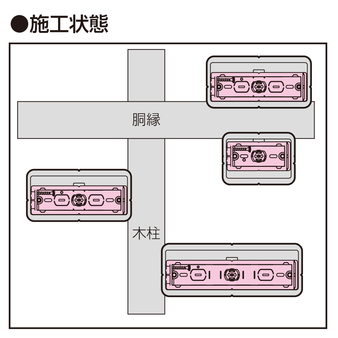 未来工業 (取寄品) SB-K2FY-K 2ヶ用・深形 5個入 スライド