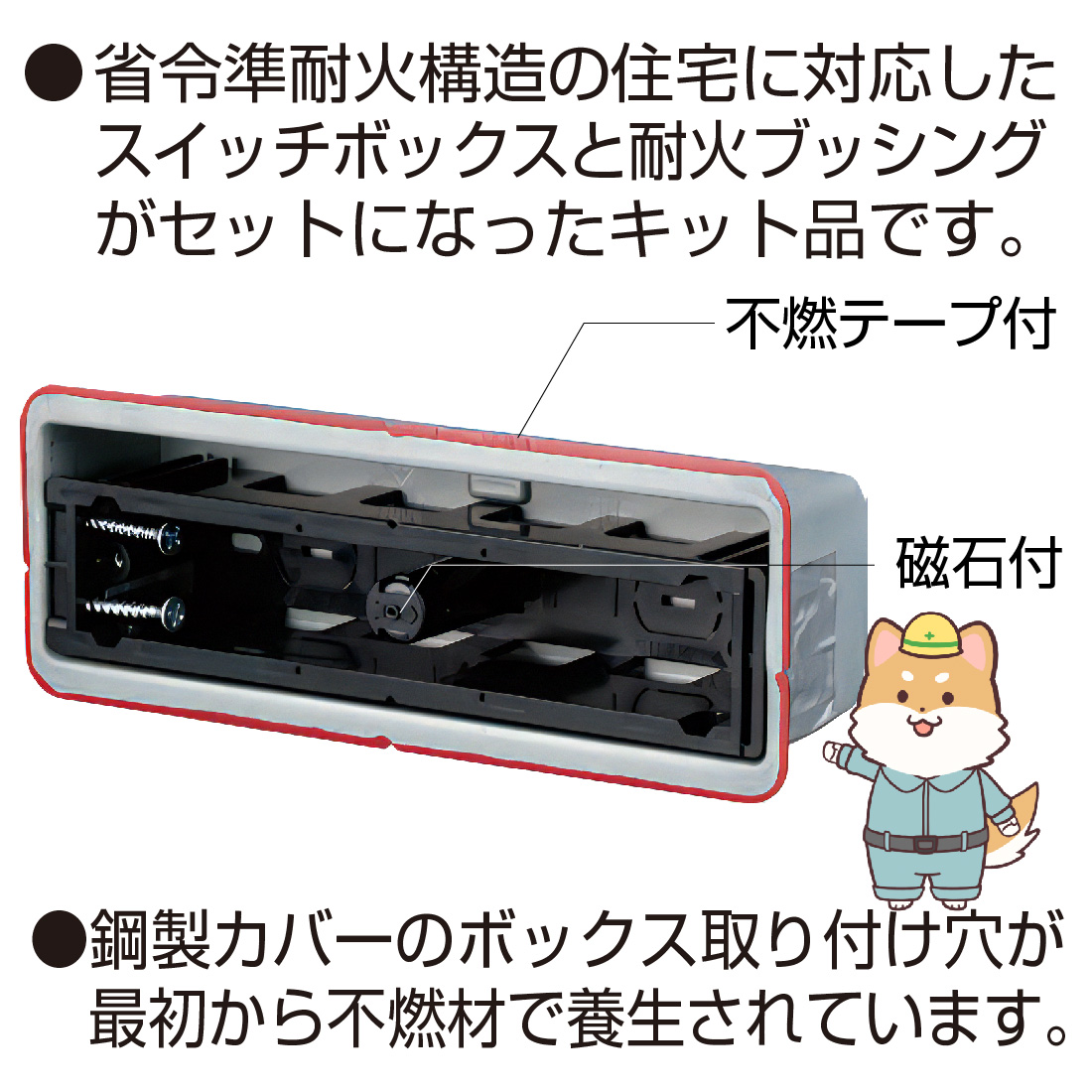 未来工業 (取寄品) SB-K3FY-K 3ヶ用・深形 5個入 スライドボックス 鋼