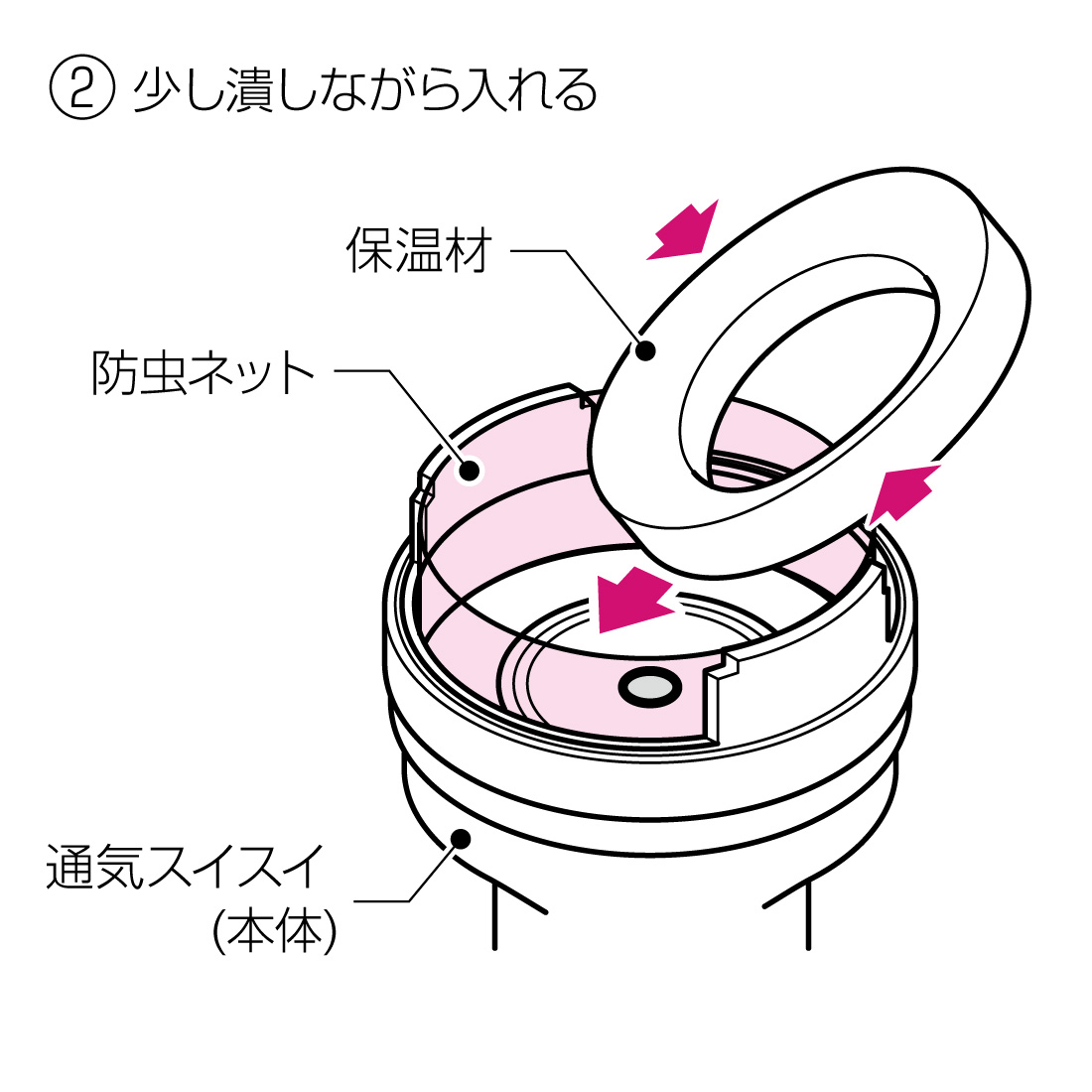 未来工業 (取寄品) VVD-AM 防虫ネット 1個 16メッシュ 通気スイスイ用