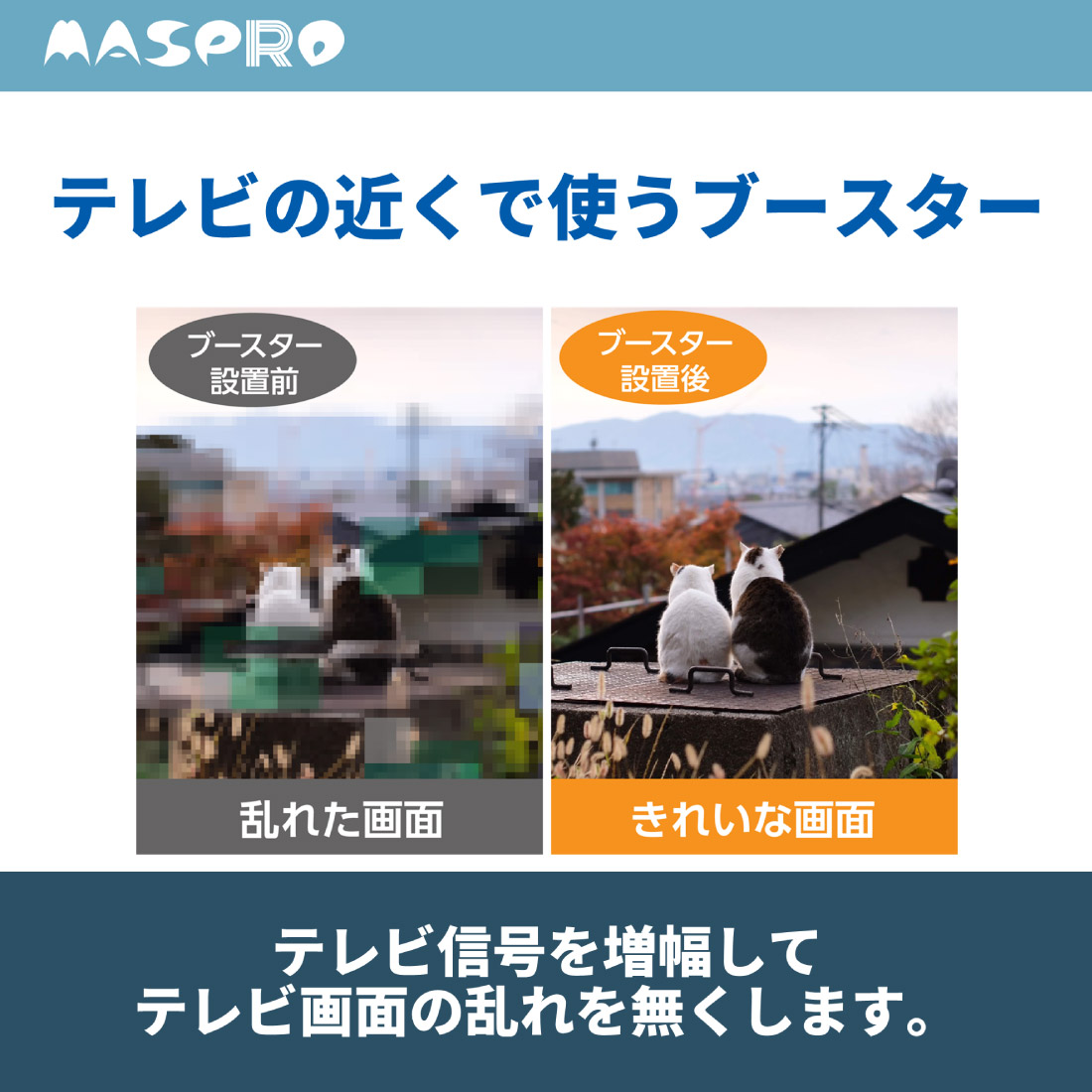 在庫有 卓上ブースター EP2UTRBC マスプロ電工 UHFテレビ・レコーダーブースター (UTRW30BC-P同等品) 地デジ 4K8K 3224MHz 2出力 F型端子 MASPRO 関連画像3