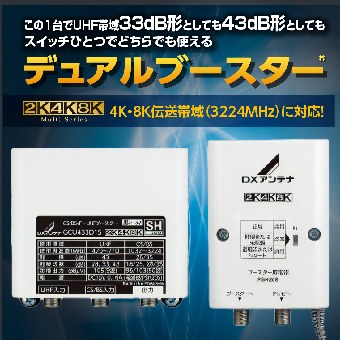 dxアンテナgcu433d1のおすすめ人気商品一覧 通販 - Yahoo!ショッピング