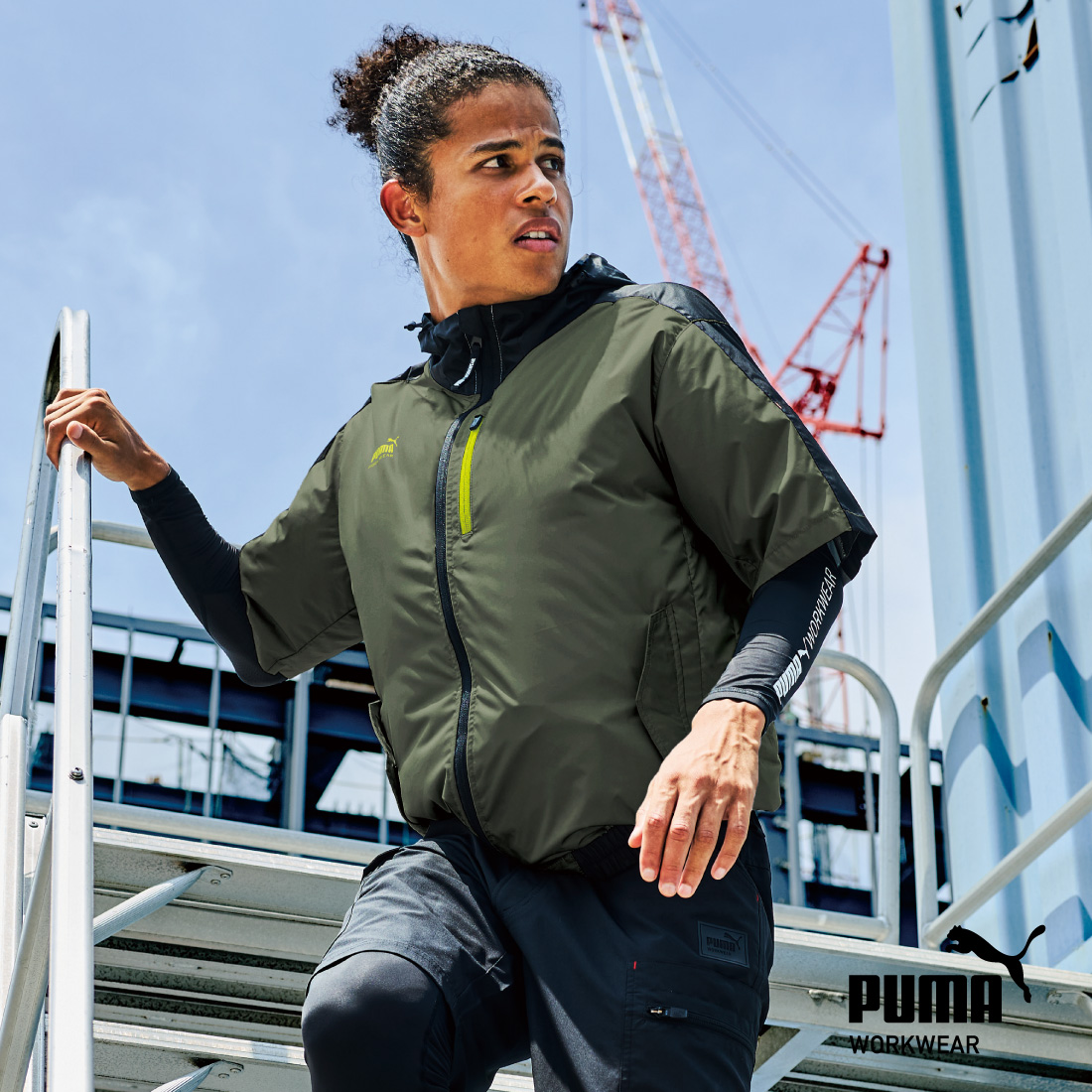 PUMA（プーマ） 作業ウェアPUMA 空調作業服 AT-8021N 服のみ エア