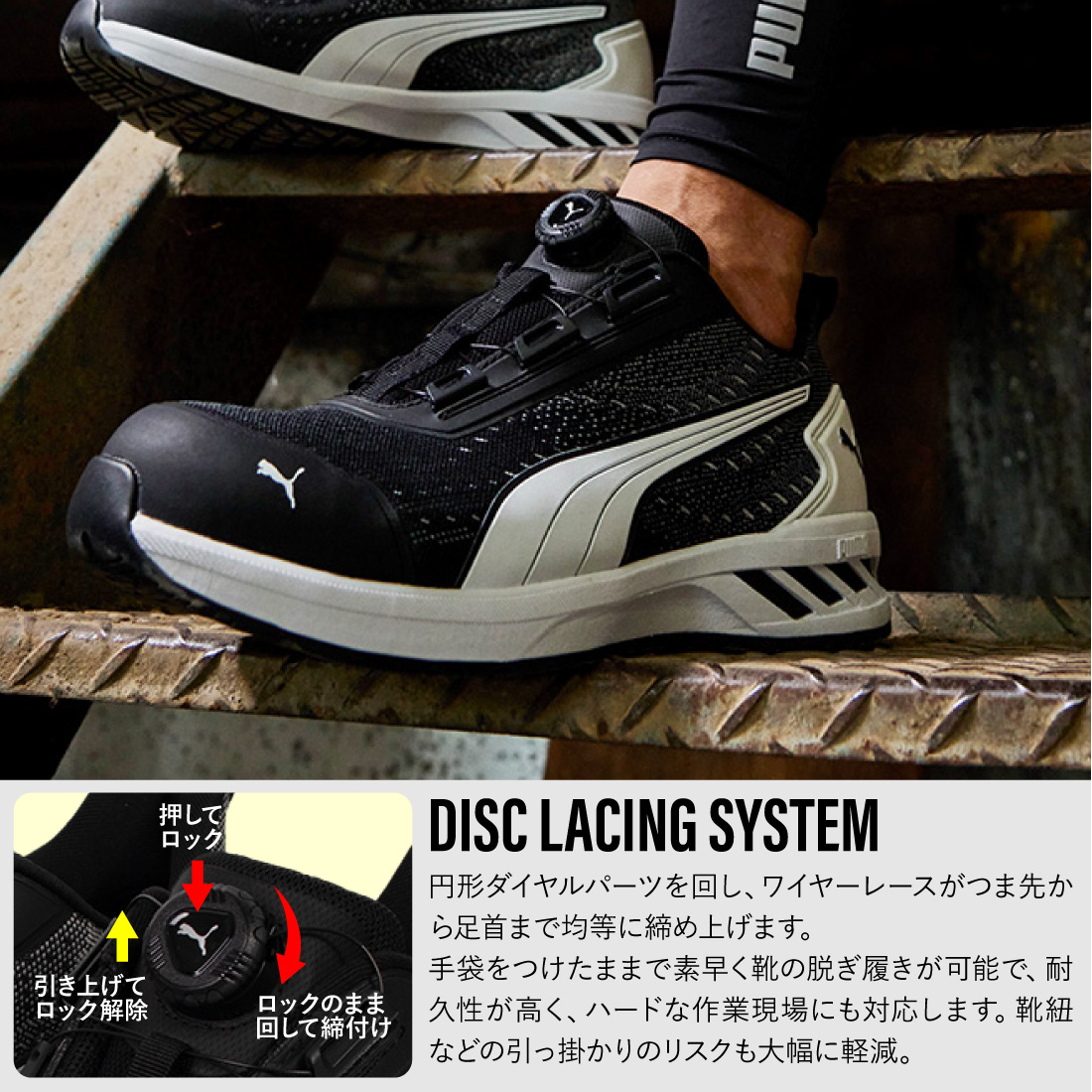 楽天市場】安全靴 プーマ 新作 puma GLIDE グライド おしゃれ 25