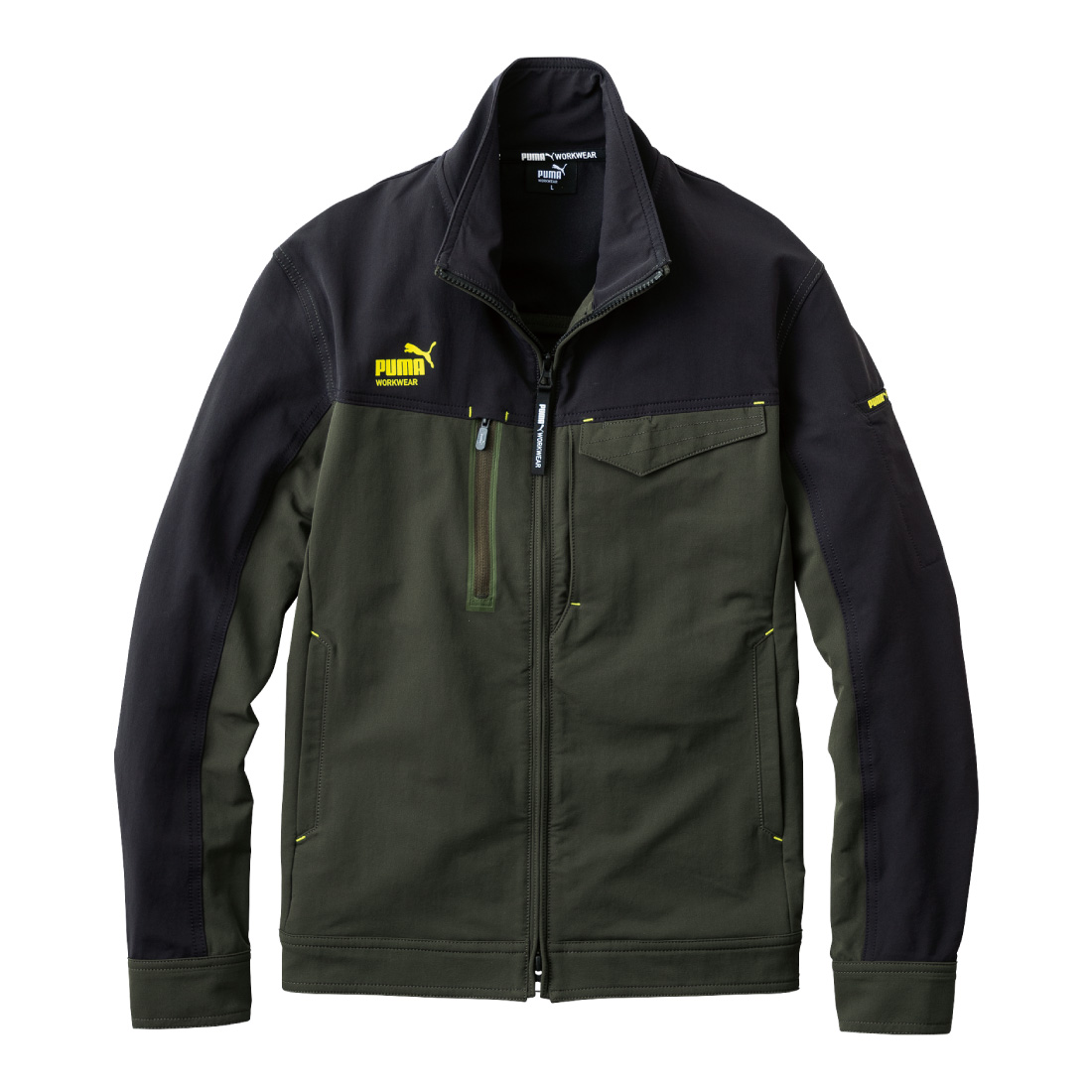 PUMA プーマ セーフティ ワークジャケット 4WAYストレッチ ワークウェア ワーキング 作業服 メンズ PW-3021A PUMA WORKWEAR 作業ウェアPUMA PW-3021A ワークジャケット プーマ