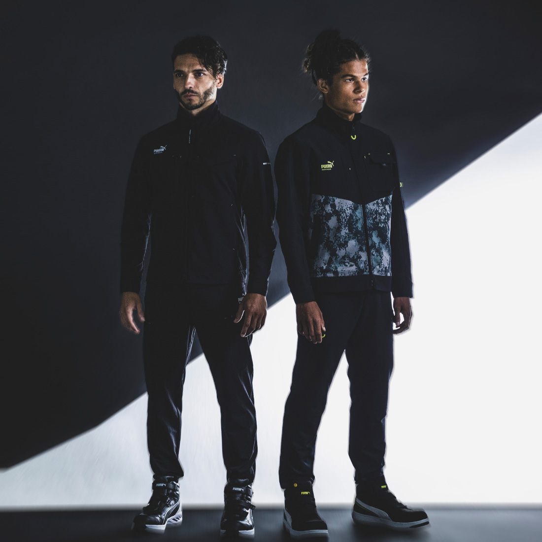 PUMA WORKWEAR 作業ウェアPUMAカーゴパンツ PW-3025A ブラック