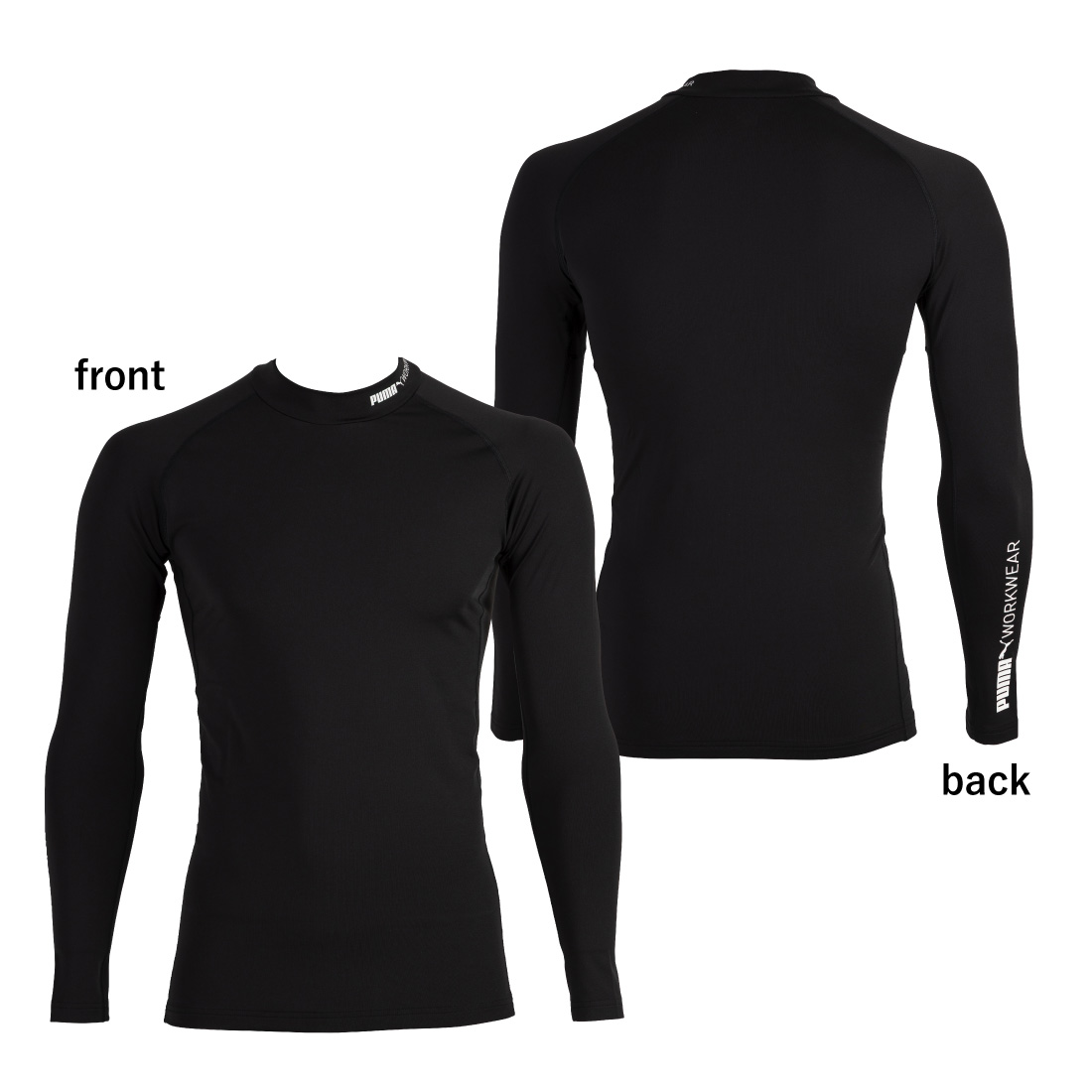 PUMA（プーマ） 作業ウェア 秋冬 モックネック 長袖パフォーマンス