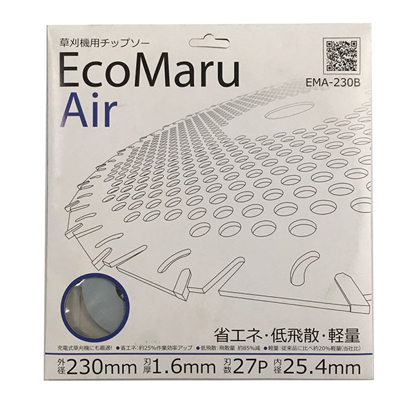 特価品 ハウスBM EMA-230B Eco Maru Air 草刈機用チップソー 230X1.6X27p 25.4mm (A)｜pro-shimizu