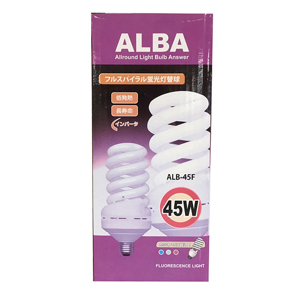 特価品 フジマック ALB-45F ALBA フルスパイラル蛍光灯 替球  (A)｜pro-shimizu