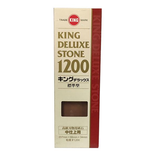特価品 KING DELUXE STONE #1200 キングデラックス標準型 高級刃物用砥石 中仕上用 207X66X34mm (A)｜pro-shimizu